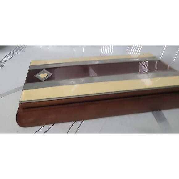 RARE Dal Negro Treviso - Playing Card Game Poker Set w/ Unique Enamel Top! - Picture 5 of 16